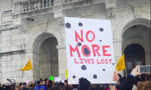 rally against gun violence Providence Moms Blog