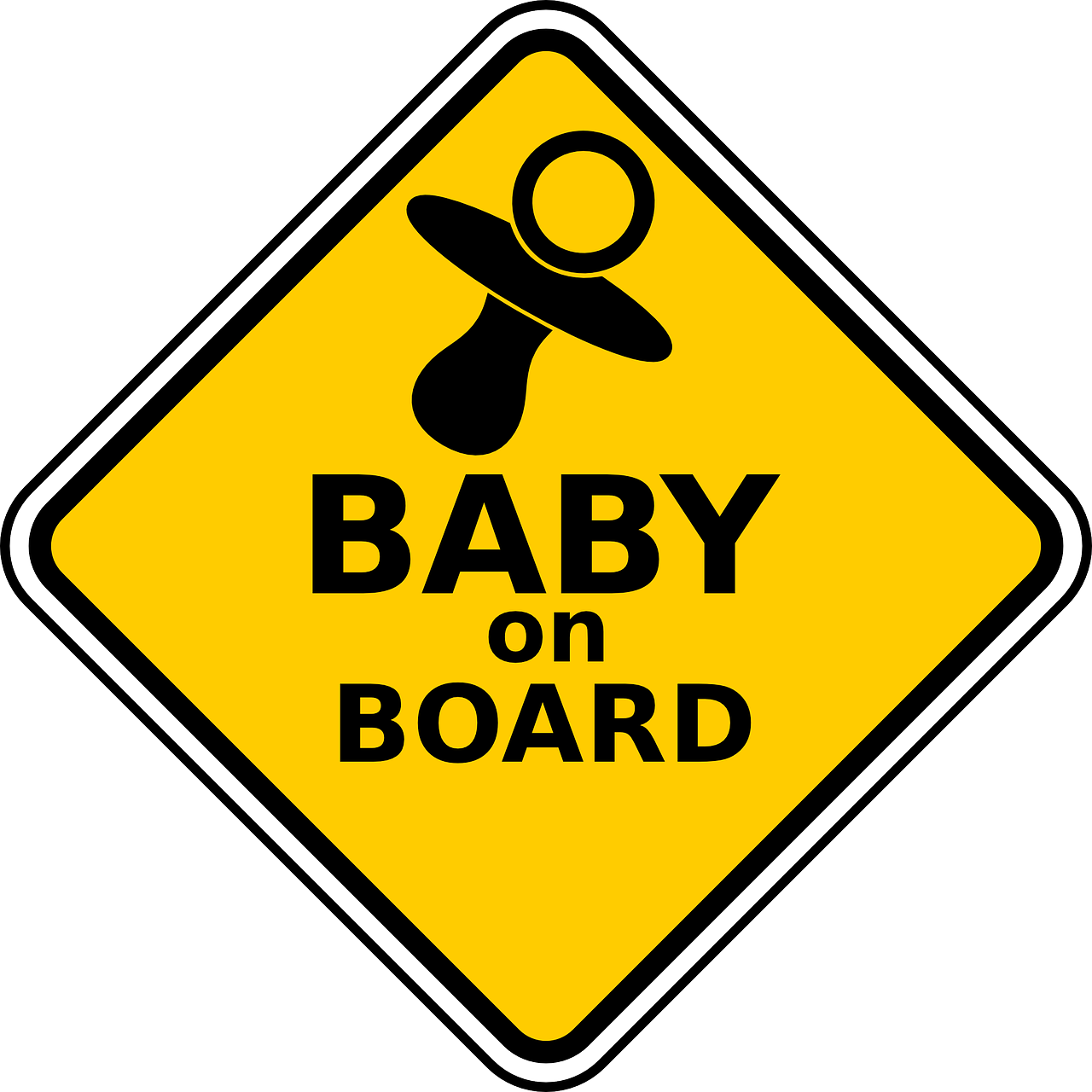 'Baby On Board' sign Providence Moms Blog