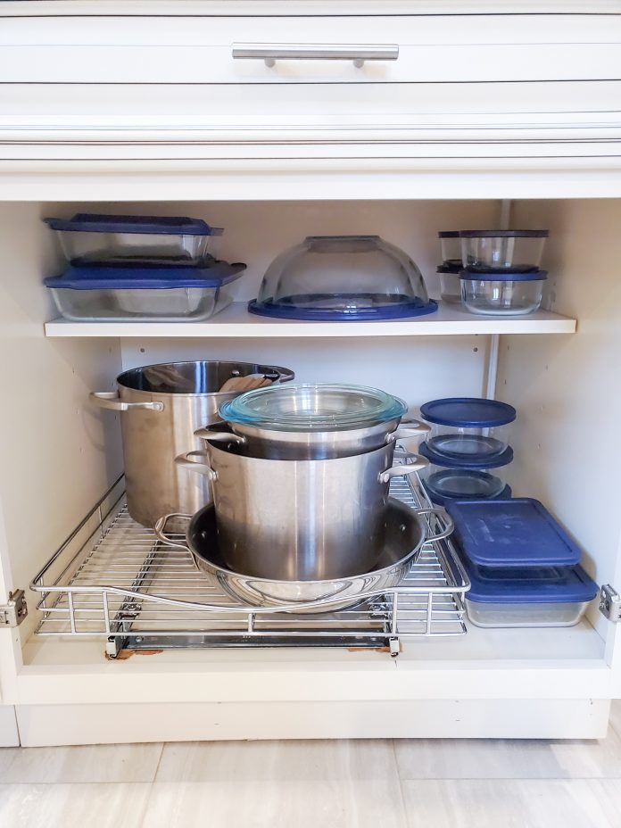 organizing cookware | Providence Mom